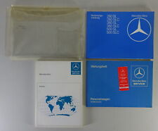 Cartella + Manuale D'uso Mercedes R107 280 / 380 / 500 SL + SLC Del 03/1980
