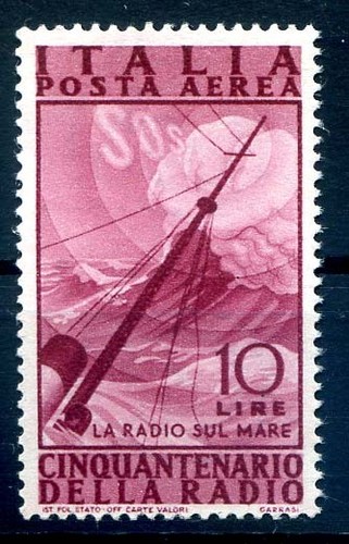 Italia 1947 radio posta - italia,