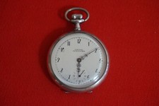 Orologio da taschino Marpas ancre 15 rubis Remontoir Ancre de precision Argento