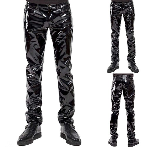 Pantalone uomo ecopelle