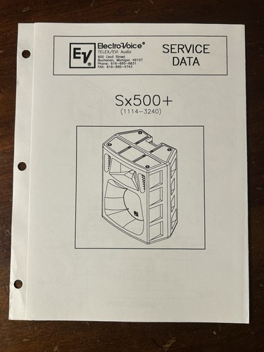 Electro voice sx500 - electro-voice, 400w