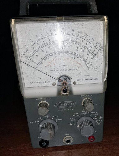 Heathkit voltmeter a - voltmeter, v-7-a