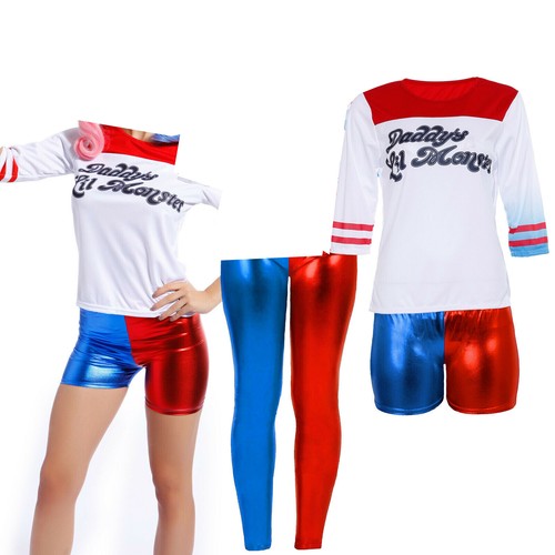 Costume maglietta harley quinn - costume,