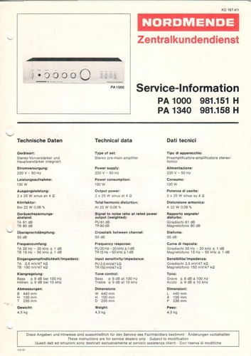 Nordmende 1000 1340 - 1340,
