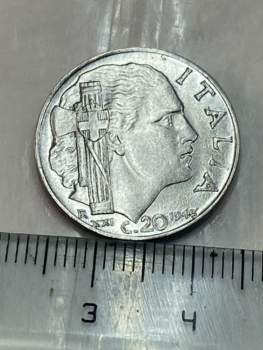 Italia centesimi 1943 - italia,