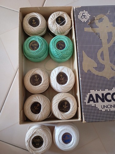 Gomitoli cotone bianco - cotone,