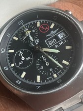 Tag HEUER A.M.I.  3H Vintage Aereonautica Militare Italiana orologio cronografo