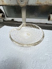 CIOTOLA VETRO MURANO 50s BOLLE INCLUSIONI ORO ARCHIMEDE SEGUSO GLASS BOWL