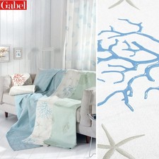 Telo arredo una piazza Gabel Art. STELLE var. AZZURRO cm 180x270 in puro cotone