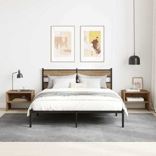 vidaXL Armadio da Notte rovere