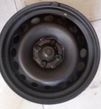 Cerchi in Ferro originali da 15 SMART differenziti neri con coppa centrale