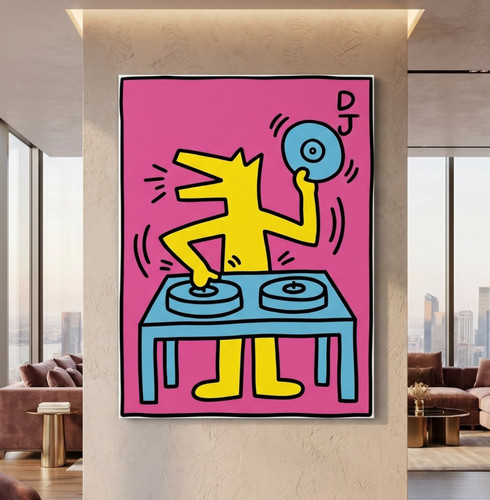 Quadro keith haring - quadro,