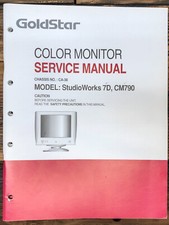LG StudioWorks 7D CM790 Monitor Manuale di servizio *Originale*