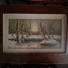 Olio su tela cm 59 X 94