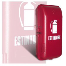 CASSETTA PORTA ESTINTORE KG 12 IN ABS LEGGERA PER ESTERNO PROTEZIONE RAGGI U.V