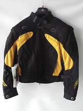 GIUBOTTO GIACCA SPYKE NERO/GIALLO IN TESSUTO CON PROTEZIONI SPALLE E GOMITI TG S