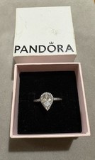 Anello Pandora Solitario Goccia Argento Ale S925 18.2MM