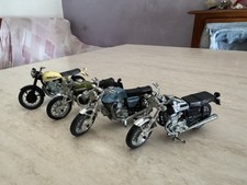 Lotto 4 moto Polistil Ducati Yamaha Honda Guzzi 1:24 anni 70 da collezione
