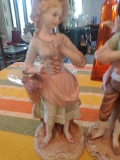 N. 2 Coppia Di Statuette Capodimonte H. 26