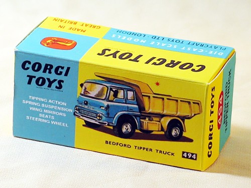 Corgi toys 494 bedford tipper - toys,