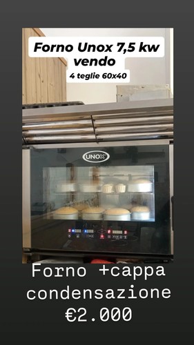Forno elettrico ventilato unox - elettrico,