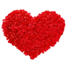 Lafefe 1200 petali di rose artificiali petali di rosa usa e getta per matrimoni