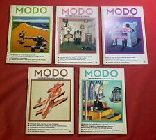 MODO Lotto 5 Riviste ANNATA COMPLETA 1977 Anno 1° Design Architettura Grafica