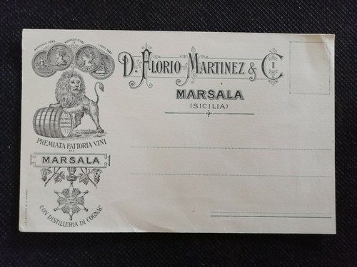Cartolina marsala florio - marsala, d.