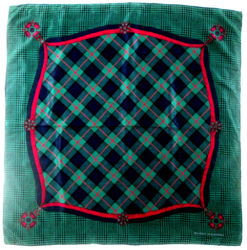 Manolo borromeo foulard soie - foulard,