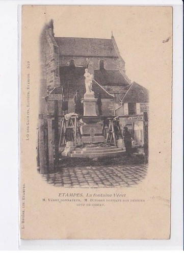 Etampes fontaine véret - etampes:,