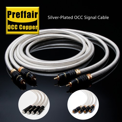 Coppia cavo audio - rca, argento