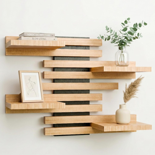 Mensola muro legno - in,