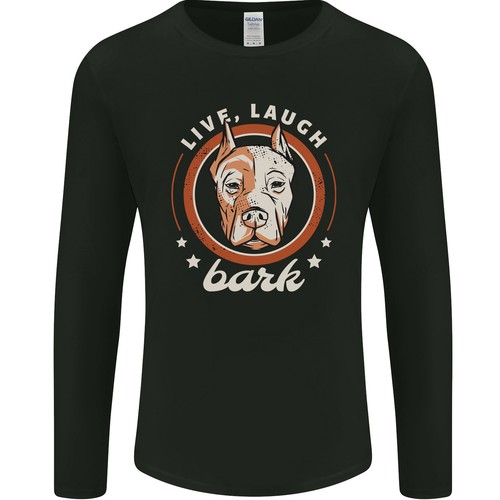 Pitbull live laugh - laugh, bark