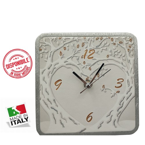 Orologio parete ecopelle - parete, in