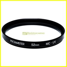 52mm Filtro UV MC Promaster a vite M52. Ultra Violet camera lens filter.