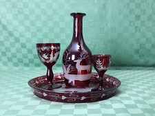 Set in cristallo di Boemia