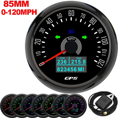 Tachimetro gps nero 85mm - nero,