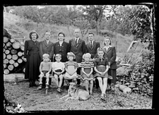 Ritratto Groupe Famille Cane