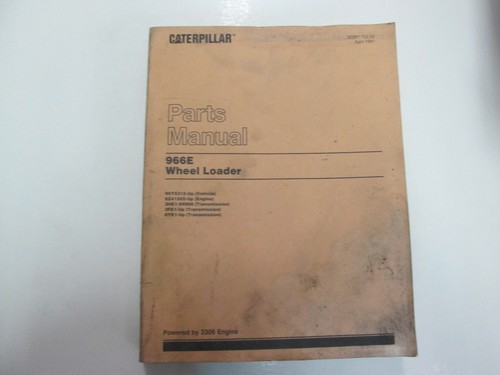 Caterpillar 966e manuale parti - caterpillar,