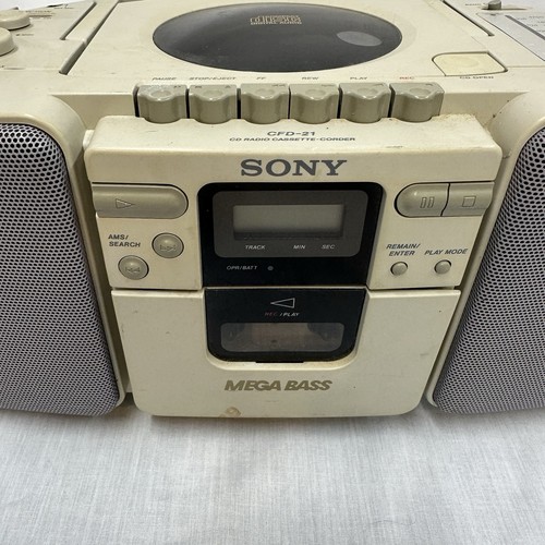 Sony radio cd cassette - sony, am-fm/radio/cd/cassette