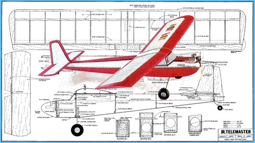 Model airplane plans - airplane, (rc)