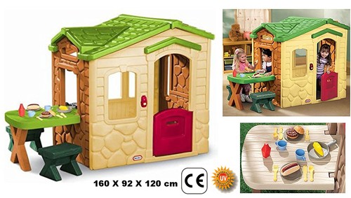 Casetta giardino bimbi con - giardino,