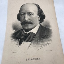 Stampa ritratto Talandier