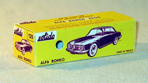 Solido 125 alfa romeo - 125, 2600