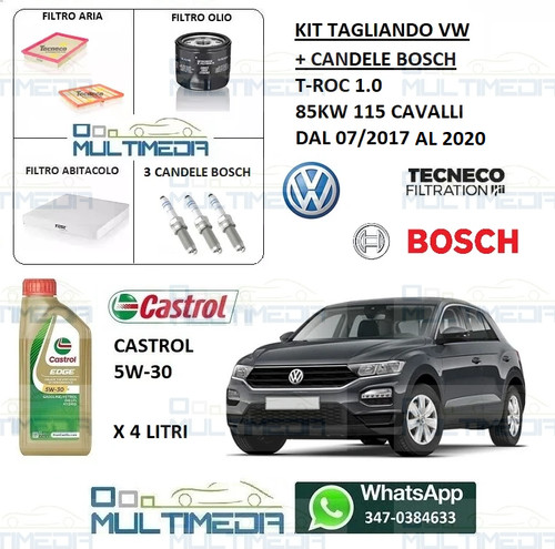 Tagliando filtri candele - +, +