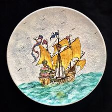 Piatto vintage anni '50 nave