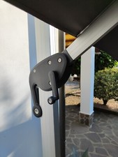 ombrellone giardino 4x4 con palo girevole ed inclinabile
