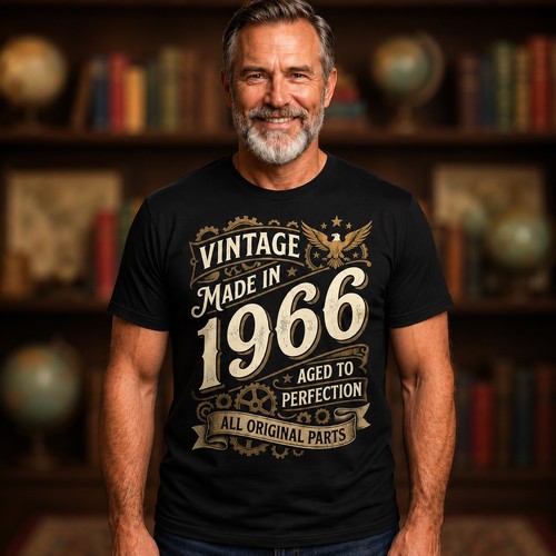 Shirt vintage 1966 regalo - t-shirt,