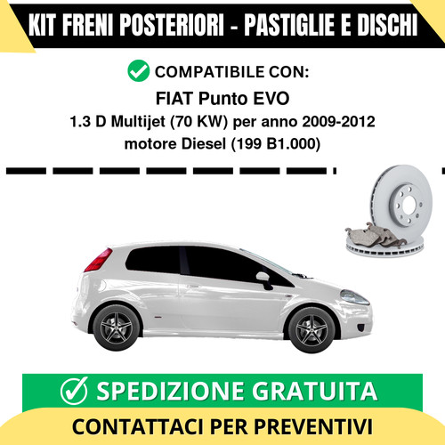 Kit freni posteriori per fiat - posteriori,