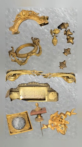 Parti orologio camino - parti,